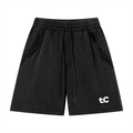 Unisex Vintage Wash Raw Edge Shorts